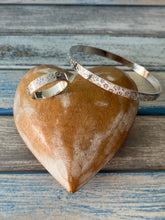Load image into Gallery viewer, Pawprints - sterling silver bangle (made to order)