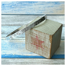 Load image into Gallery viewer, Pawprints - sterling silver bangle (made to order)