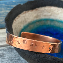 Load image into Gallery viewer, Swim Happy - copper cuff