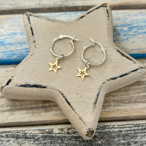 Sparkle - Hinged Hoops