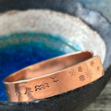 Load image into Gallery viewer, Swim Happy - copper cuff