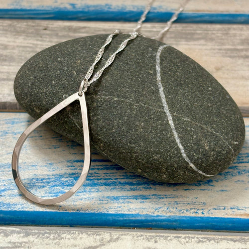 Teardrop Falls - sterling silver pendant