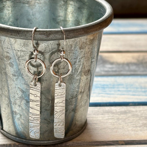 Stormy Sea II - Drop Earrings