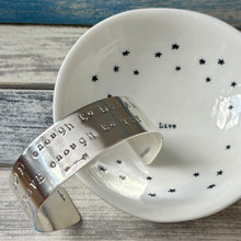 Load image into Gallery viewer, Be Bold | Be Brave - Silver Cuff