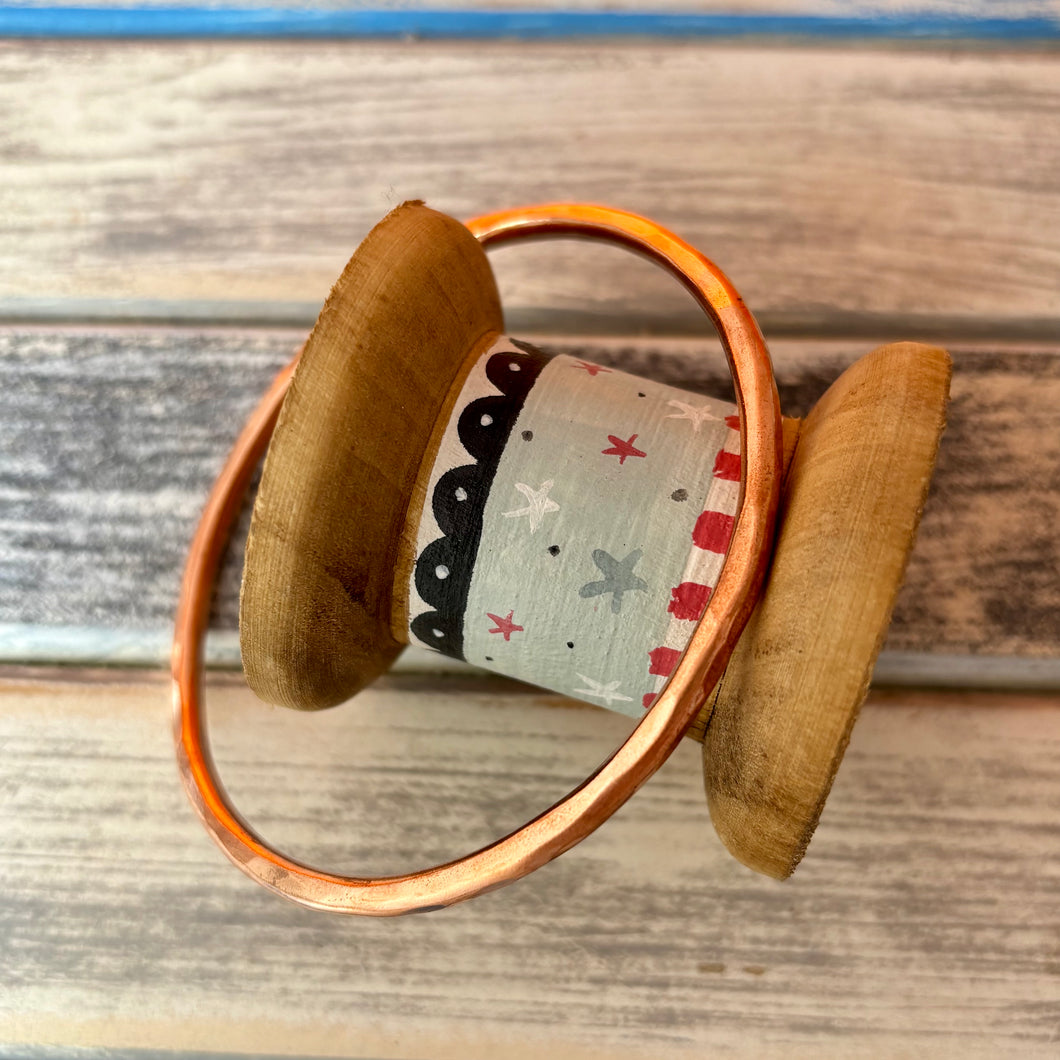 Sunrise - copper bangle