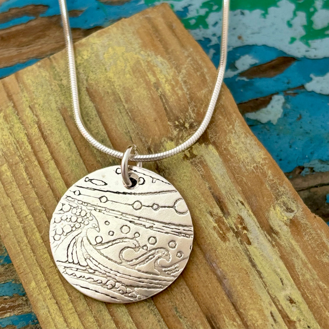Storm on the Horizon - Silver necklace