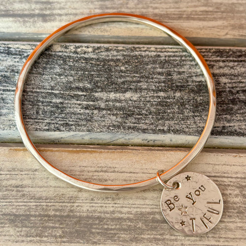Be You Tiful - sterling silver bangle