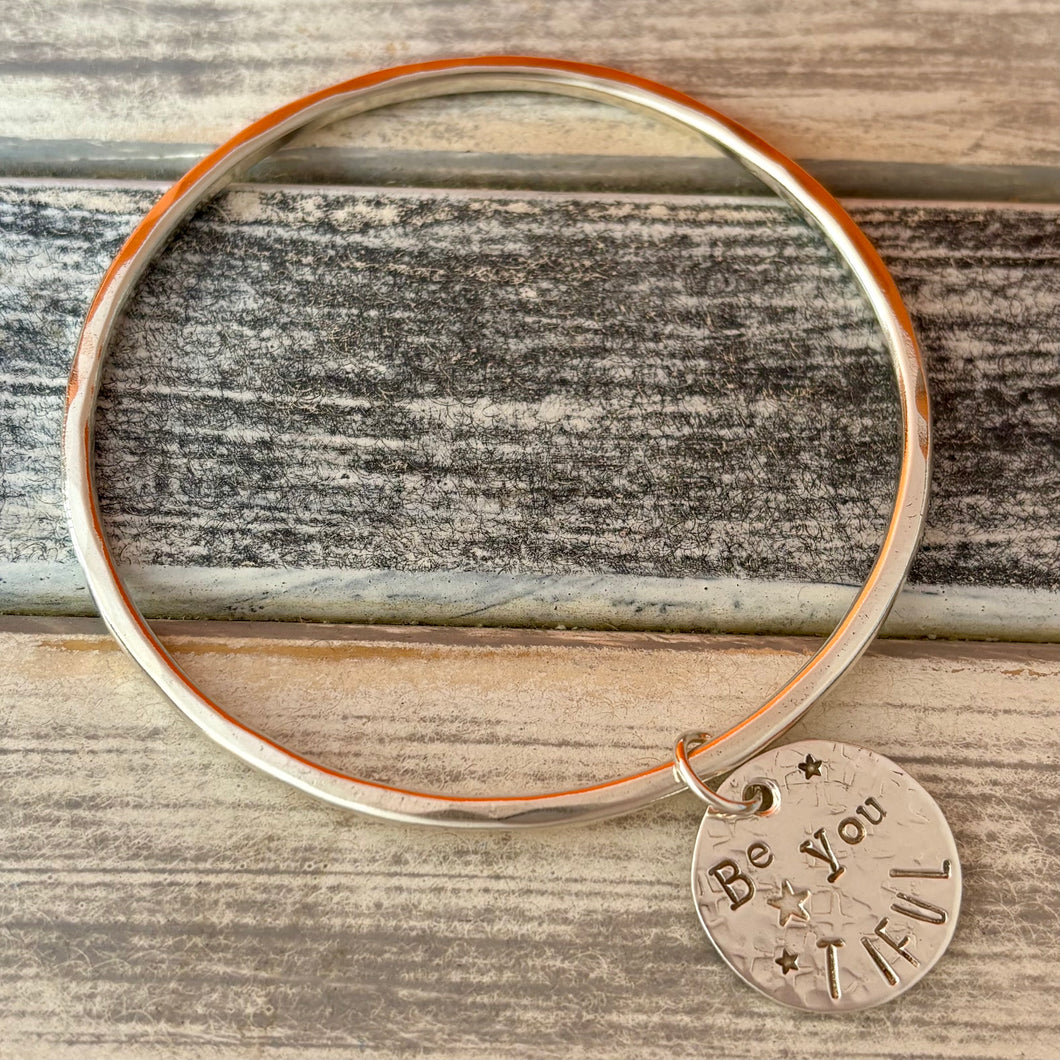 Be You Tiful - sterling silver bangle