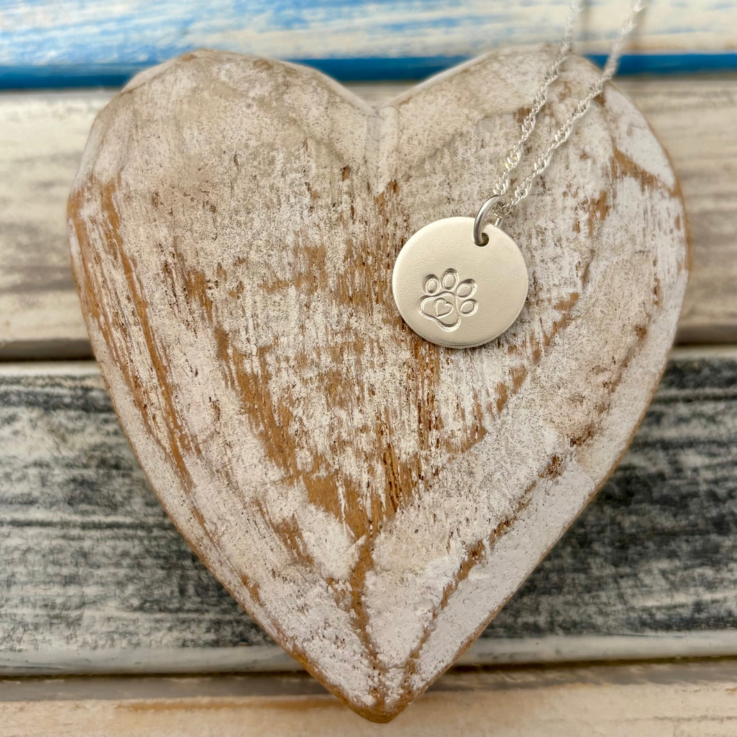 Your Best Friend - sterling silver pendant