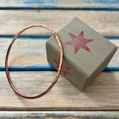 Eternity - copper bangle