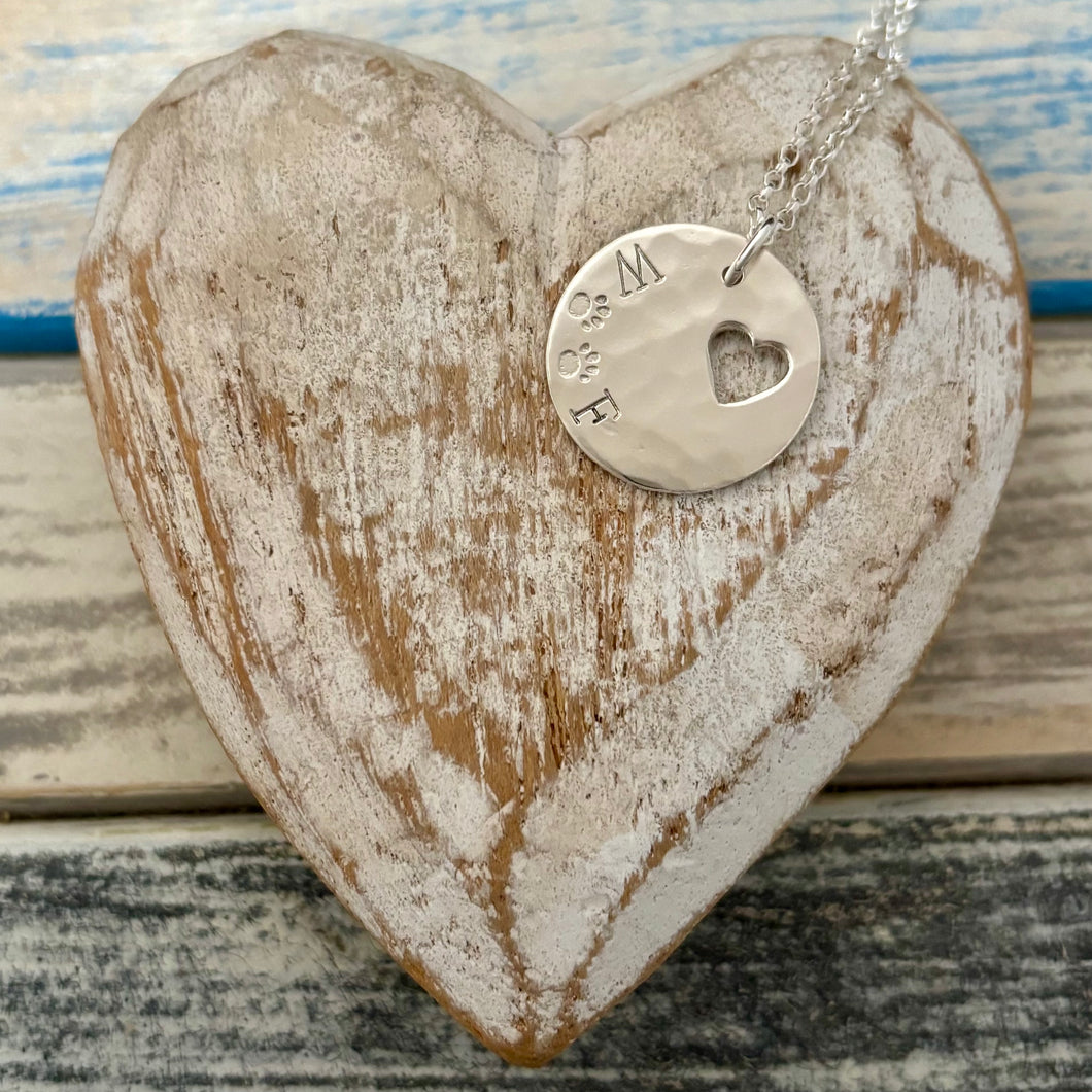 Woof Love Token Necklace