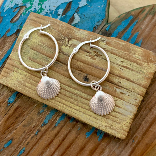 Seashells - Hinged Hoops