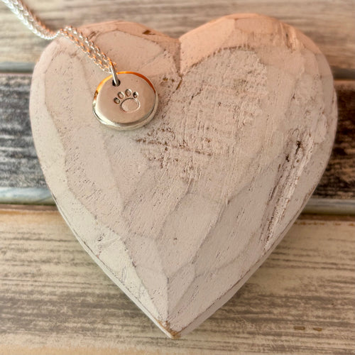 Pawprint Nugget Necklace