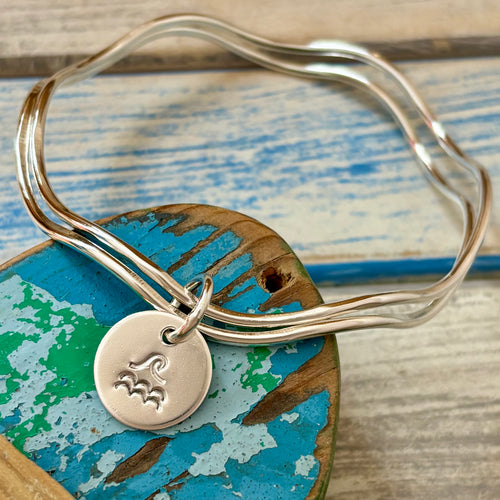 Mermaid - sterling silver bangle
