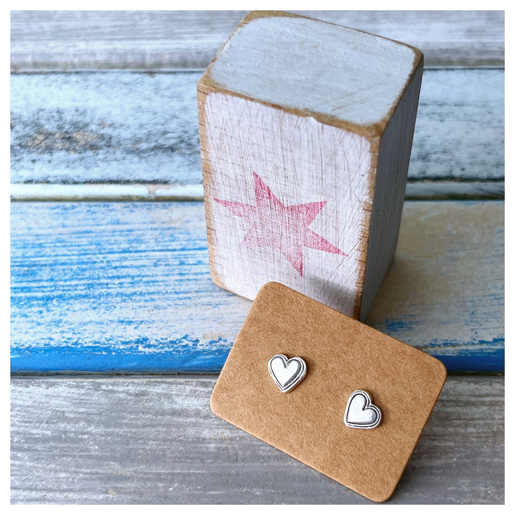 L O V E - Pair of Stud Earrings