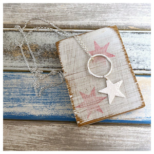 Lasso The Stars - sterling silver pendant