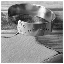 Load image into Gallery viewer, Do What Makes You Happy - cuff bracelet