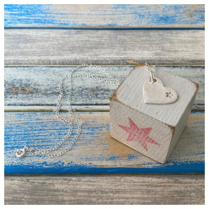 Forever & Always - Handcut Loveheart Pendant