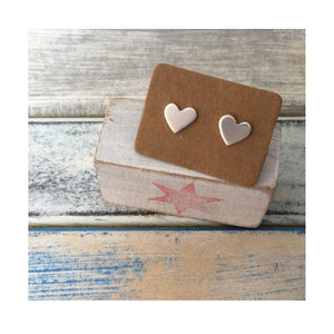 Loveheart Studs