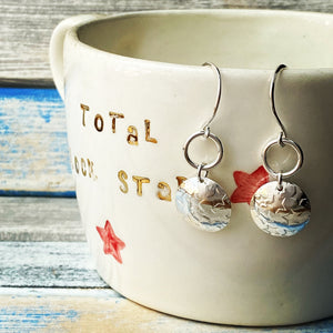 Starry Skies Hub Cap-  Drop Earrings