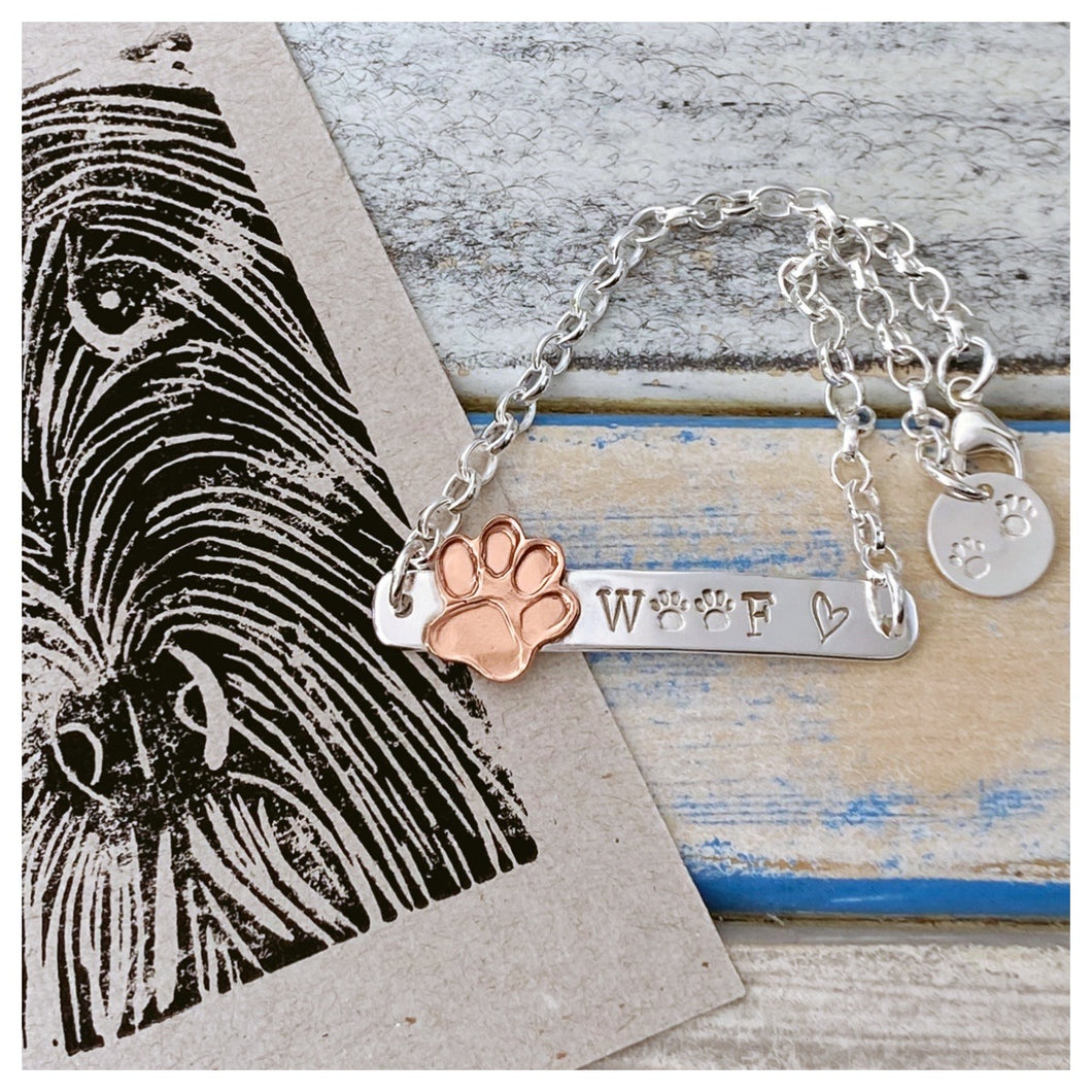 You Had Me At Woof Bracelet - for Lisa
