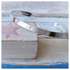 Heartbeat at my Feet - Sterling Silver Cuff
