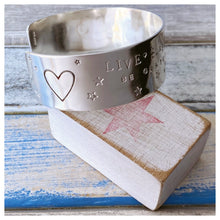 Load image into Gallery viewer, Words to Live By - Sterling Silver Cuff - for ALEX