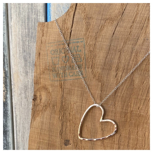 Big Hug - Sterling Silver Heart Pendant