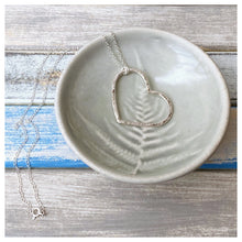 Load image into Gallery viewer, Love You This Much - Sterling Silver Heart Pendant