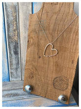 Load image into Gallery viewer, Big Hug - Sterling Silver Heart Pendant